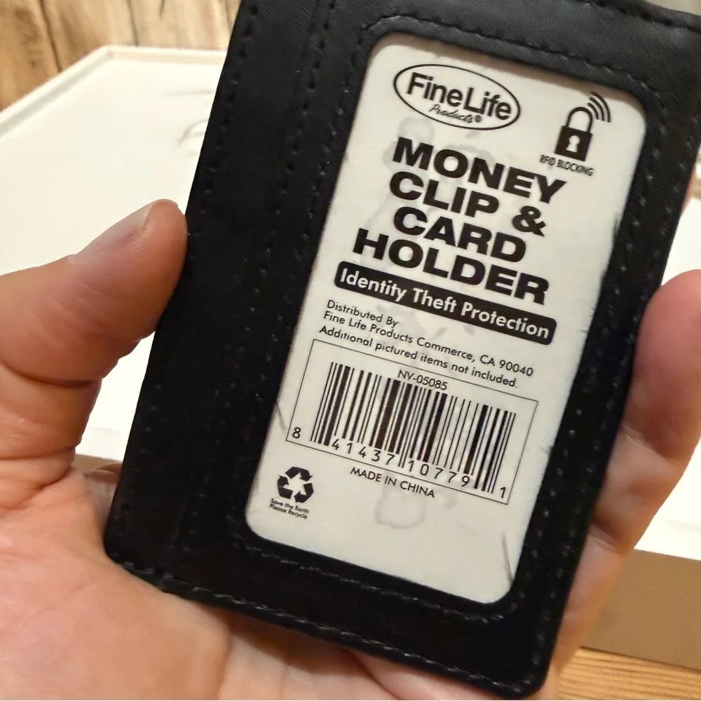 Fine Life Products RFD Protection Money Clip & Card Holder